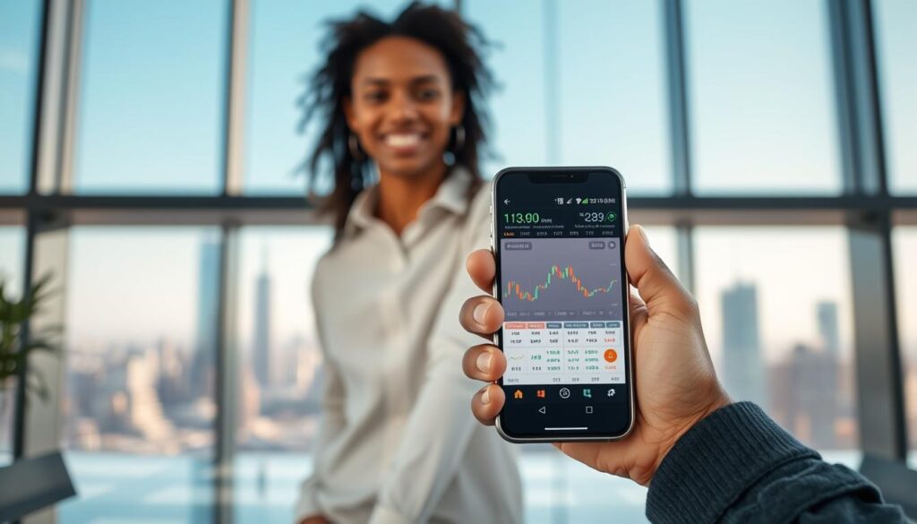 mobile trading platform access