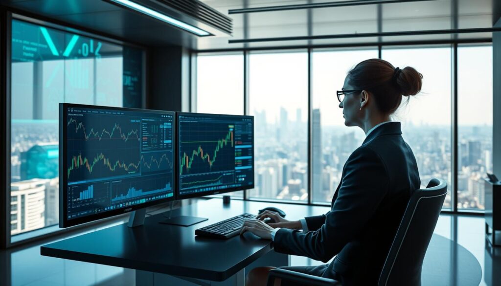 simulated trading environment