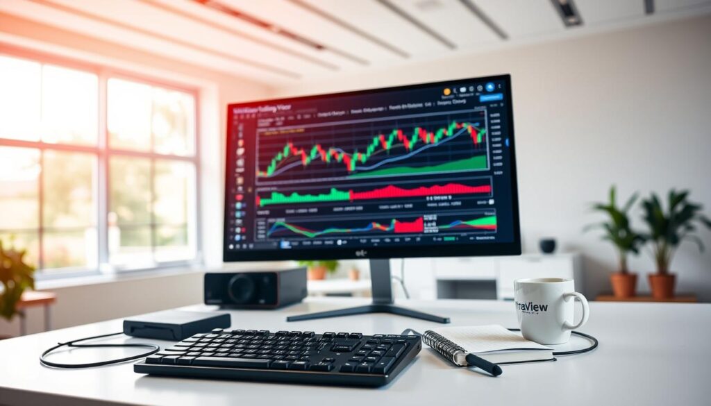 how to set up demo account TradingView